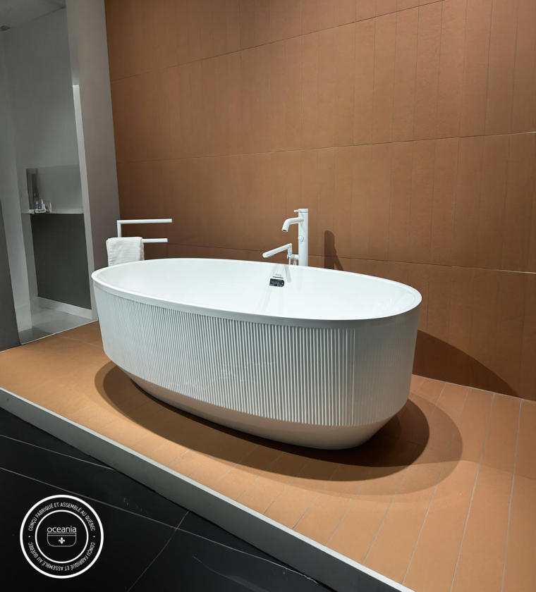 Oceania - Bain autoportant Mystic Strié